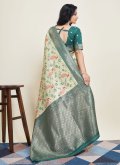 Green color Banarasi Trendy Saree with Woven - 2