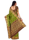Green Kanjivaram Silk Woven Classic Designer Saree for Party - 1