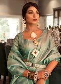 Green Kanjivaram Silk Woven Designer Saree - 1
