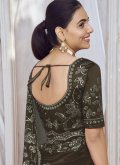 Dazzling Net Embroidered Designer Saree for Ceremonial - 2