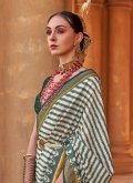 Green Silk Patola Print Classic Designer Saree for Ceremonial - 1