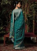 Green Silk Woven Classic Designer Saree - 2