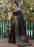 Grey Patola Silk Woven Trendy Saree for Festival - 2