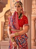 Multi Colour Classic Designer Saree in Patola Silk with Printed - 1