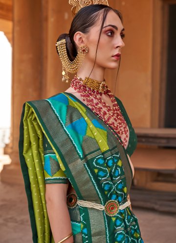 Multi Colour Classic Designer Saree in Silk with Border