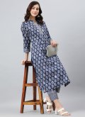 Multi Colour color Embroidered Cotton  Salwar Suit - 2