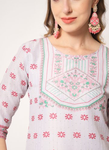 Multi Colour color Embroidered Muslin Salwar Suit