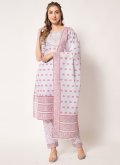 Multi Colour color Embroidered Muslin Salwar Suit - 2
