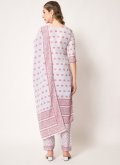 Multi Colour color Embroidered Muslin Salwar Suit - 3