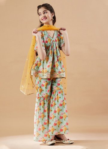 Multi Colour color Gota Work Georgette Salwar Suit