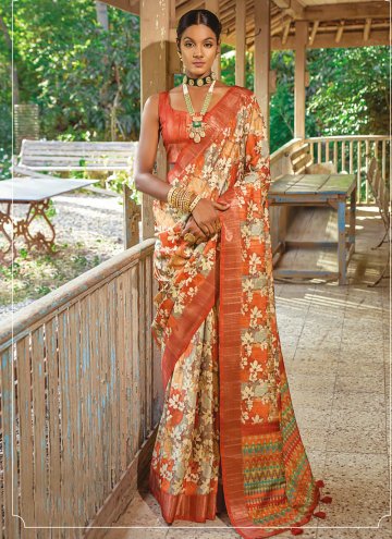 Multi Colour color Silk Designer Saree with Woven