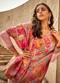 Multi Colour color Silk Designer Saree with Woven - 1