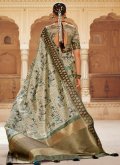 Multi Colour color Silk Trendy Saree with Digital Print - 2