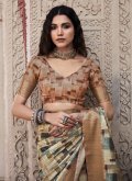 Multi Colour color Woven Handloom Silk Silk Saree - 3