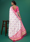 Multi Colour color Woven Patola Silk Trendy Saree - 1