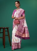 Multi Colour Contemporary Saree in Patola Silk with Woven - 1