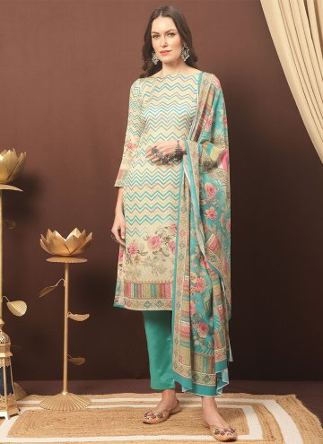 Multi Colour Cotton  Digital Print Trendy Salwar S