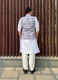 Multi Colour Cotton  Printed Nehru Jackets - 2