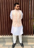 Multi Colour Cotton  Printed Nehru Jackets for Ceremonial - 1