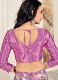 Multi Colour Crepe Silk Printed Trendy Saree for Casual - 2