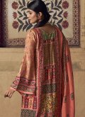 Multi Colour Pakistani Suit in Muslin with Digital Print - 2