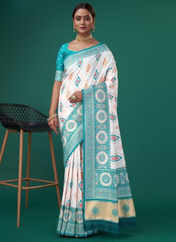 Multi Colour Patola Silk Woven Contemporary Saree for Ceremonial