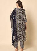 Multi Colour Rayon Printed Salwar Suit for Casual - 1