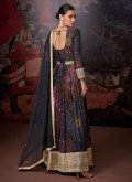 Multi Colour Salwar Suit in Georgette with Digital Print - 1
