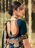 Multi Colour Silk Border Classic Designer Saree - 1