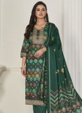 Multi Colour Trendy Salwar Suit in Pashmina with Digital Print - 3