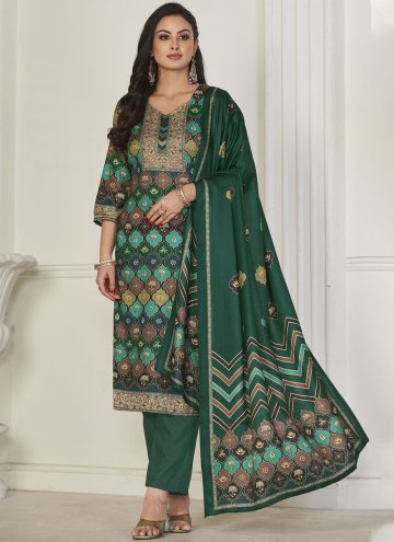 Multi Colour Trendy Salwar Suit in Pashmina with D
