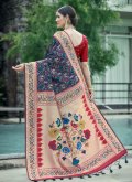 Multi Colour Trendy Saree in Patola Silk with Patola Print - 2