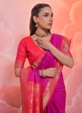 Multi Colour Trendy Saree in Silk with Woven - 2