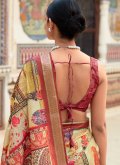 Multi Colour Viscose Printed Trendy Saree for Ceremonial - 3