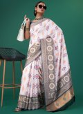 Patola Silk Designer Saree in Multi Colour Enhanced with Woven - 1