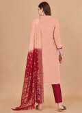 Peach Banarasi Booti Work Trendy Salwar Suit for Casual - 1