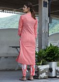 Peach Cotton  Printed Salwar Suit for Ceremonial - 2