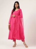 Pink color Cotton  Salwar Suit with Designer - 3