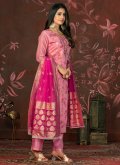 Pink color Designer Organza Trendy Salwar Kameez - 3