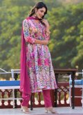 Pink color Georgette Salwar Suit with Digital Print - 2