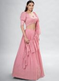 Pink color Mukesh Georgette Lehenga Choli - 2