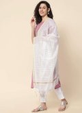 Pink Cotton  Embroidered Trendy Salwar Kameez - 1