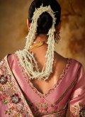 Pink Kanjivaram Silk Embroidered Trendy Saree for Ceremonial - 2