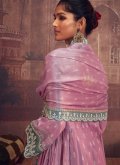 Pink Muslin Digital Print Trendy Salwar Suit for Ceremonial - 2
