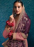 Pink Silk Border Trendy Salwar Kameez - 1