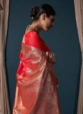 Pink Silk Designer Designer Saree - 1