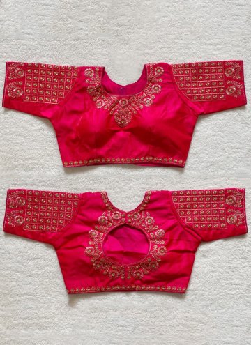 Pink Silk Embroidered  for Ceremonial