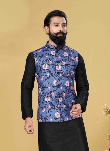 Printed Cotton  Multi Colour Nehru Jackets