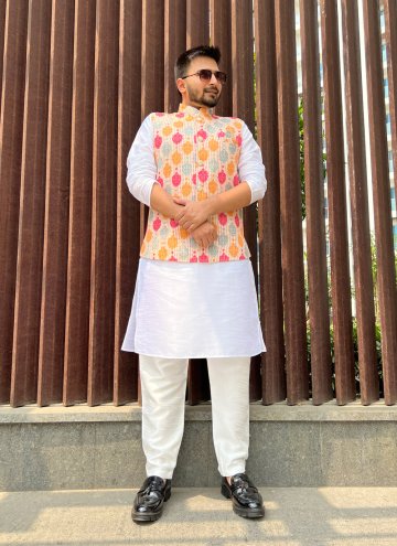 Printed Cotton  Multi Colour Nehru Jackets