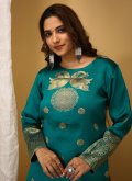 Rama Art Silk Woven Trendy Salwar Kameez - 1